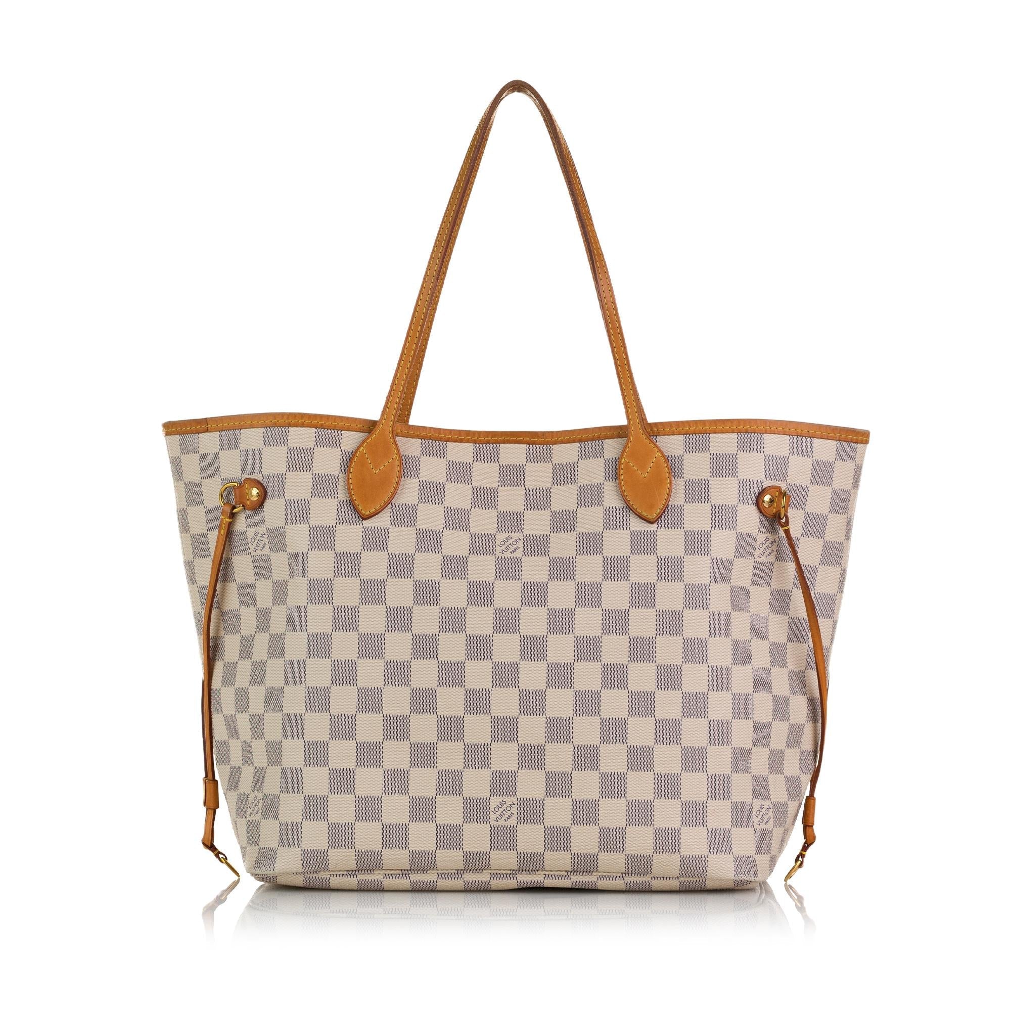 Louis Vuitton Damier Azur Neverfull MM (SHG-37540)