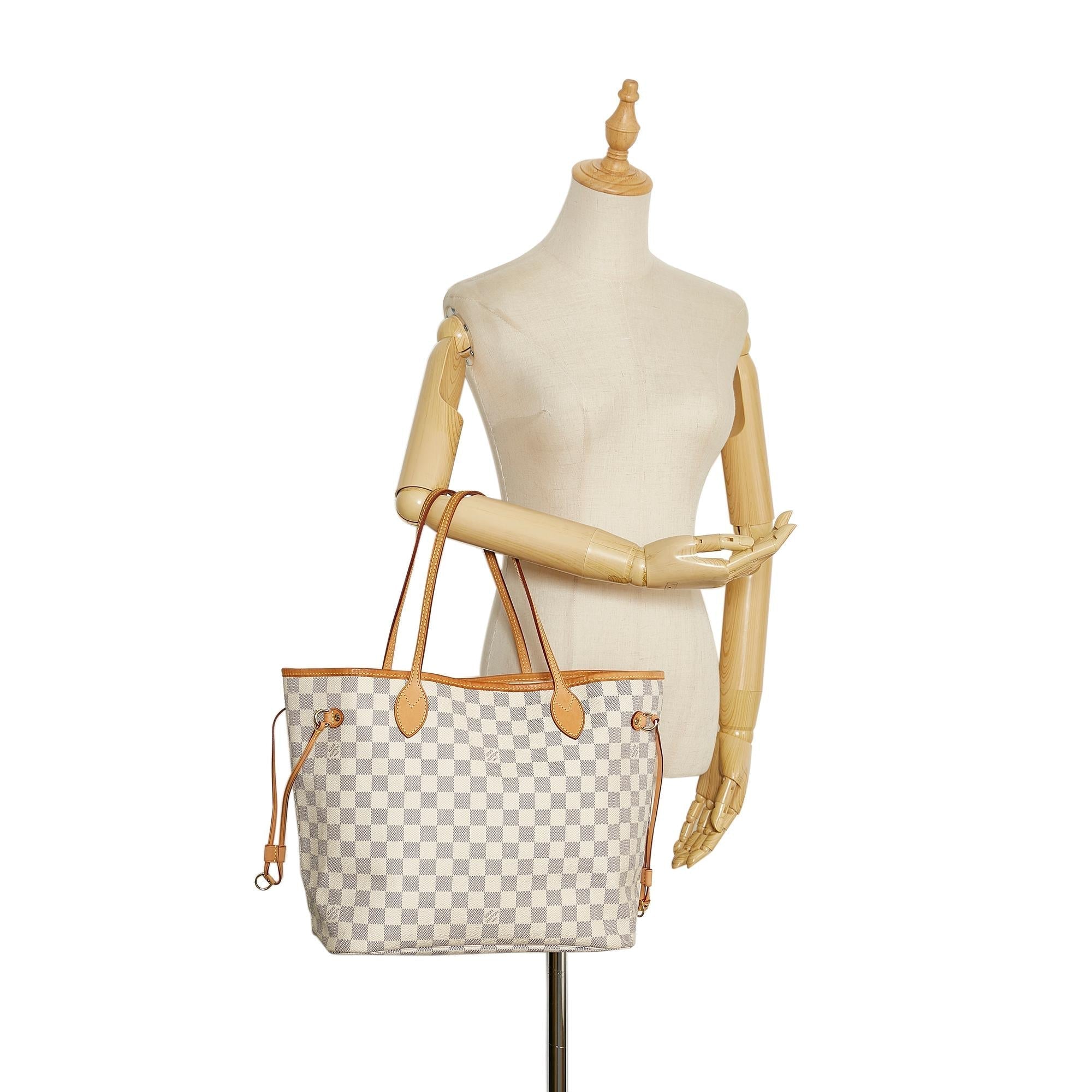 Louis Vuitton Damier Azur Neverfull MM (SHG-uMKOfZ)