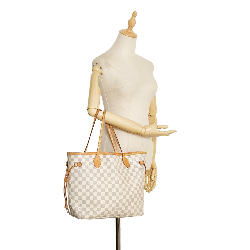 Louis Vuitton Damier Azur Neverfull MM (SHG-t4pR4F)