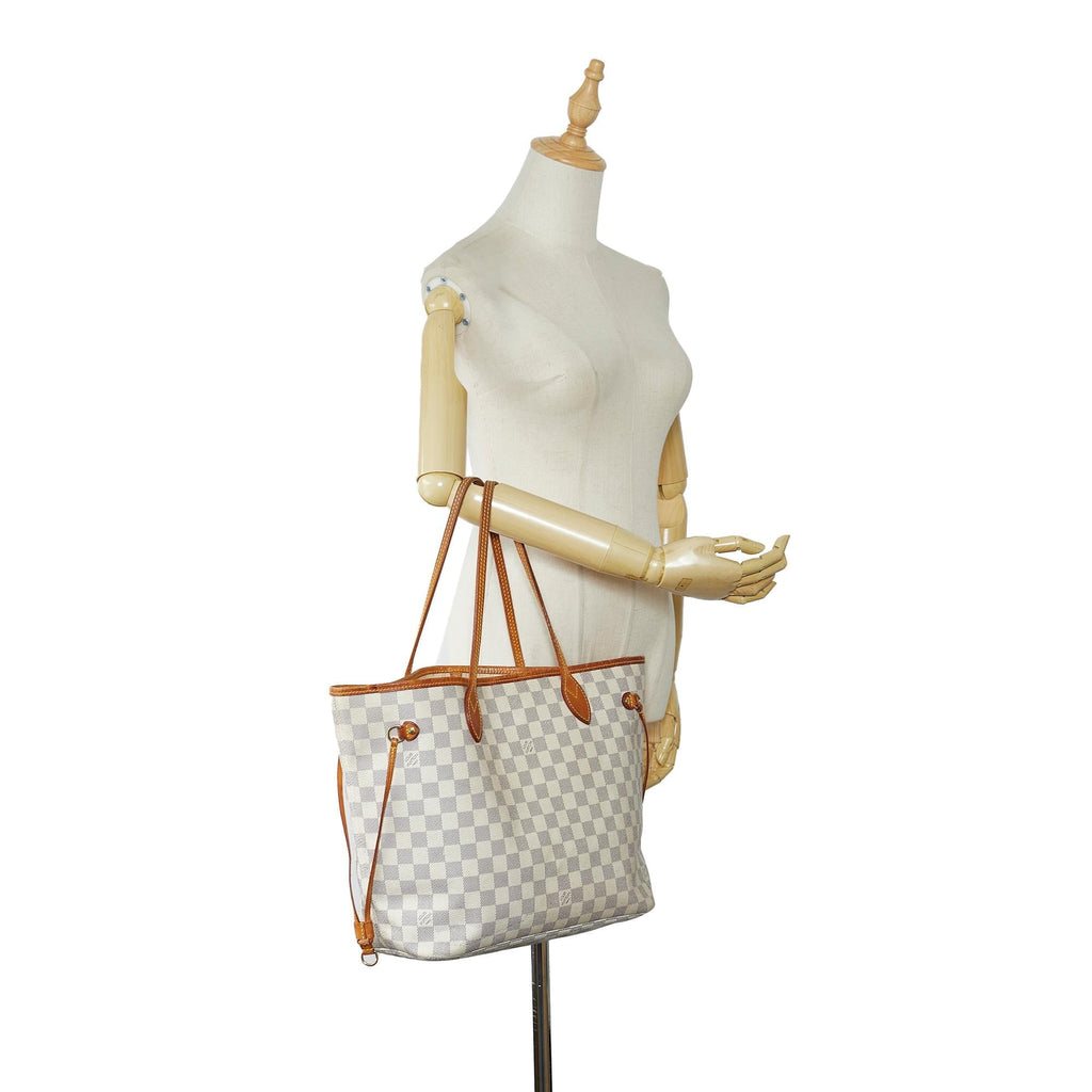 Louis Vuitton Damier Azur Neverfull MM (SHG-ucOlpV)