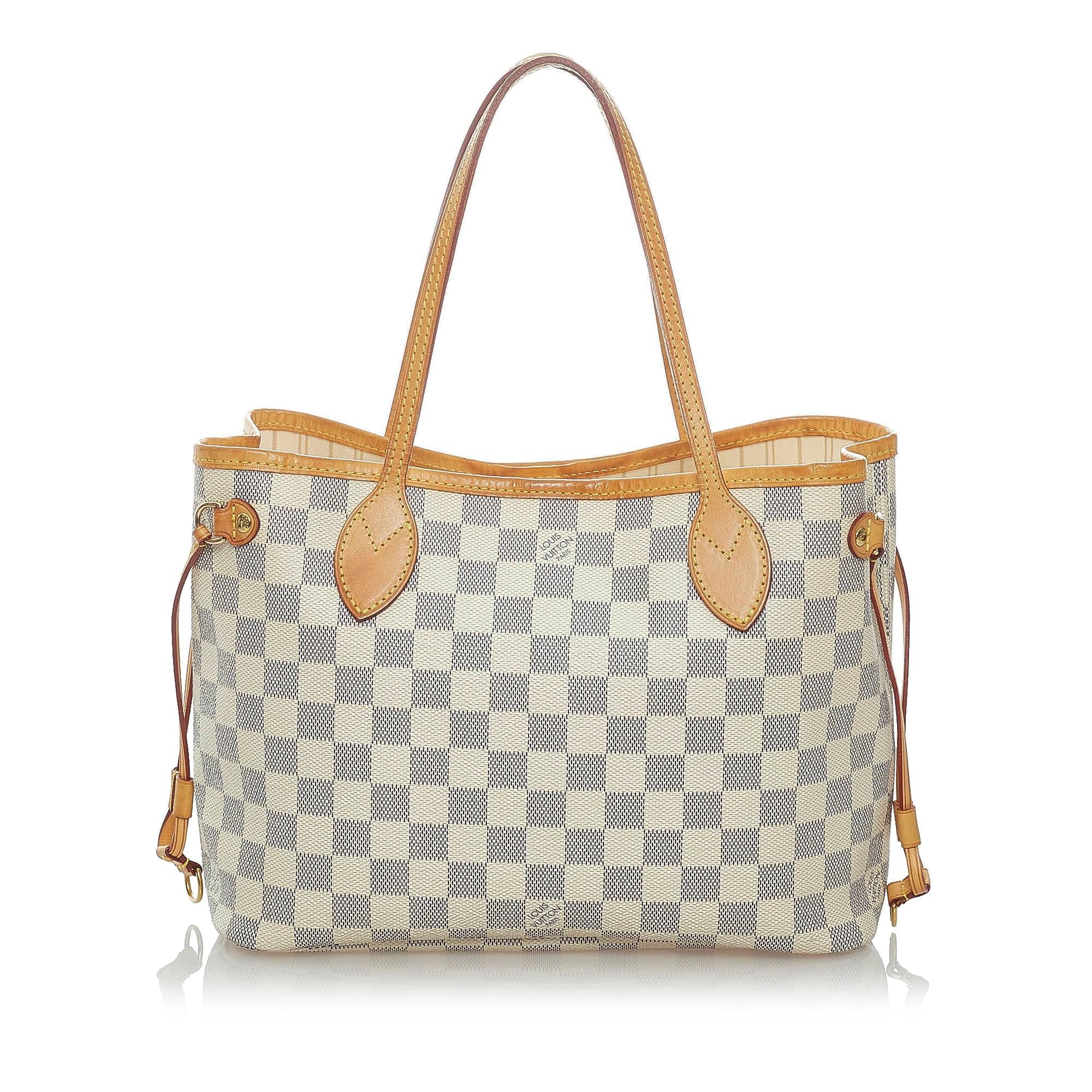 Louis Vuitton Damier Azur Neverfull PM (SHG-35142)