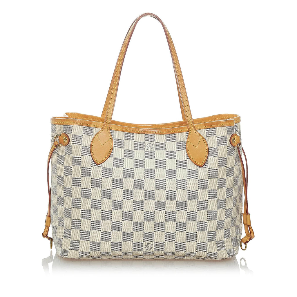 Louis Vuitton Damier Azur Neverfull PM (SHG-35142)