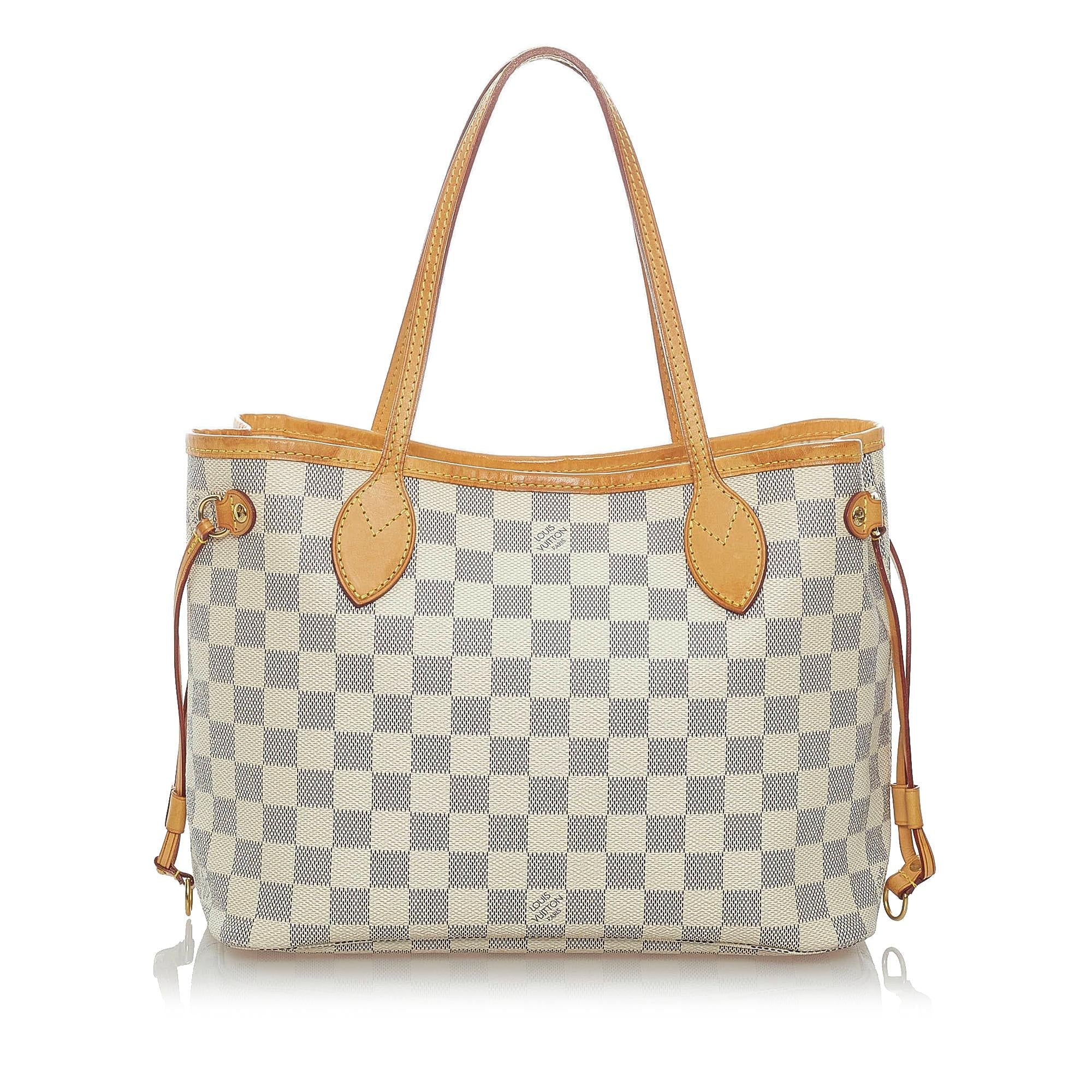 Louis Vuitton Damier Azur Neverfull PM (SHG-35142)