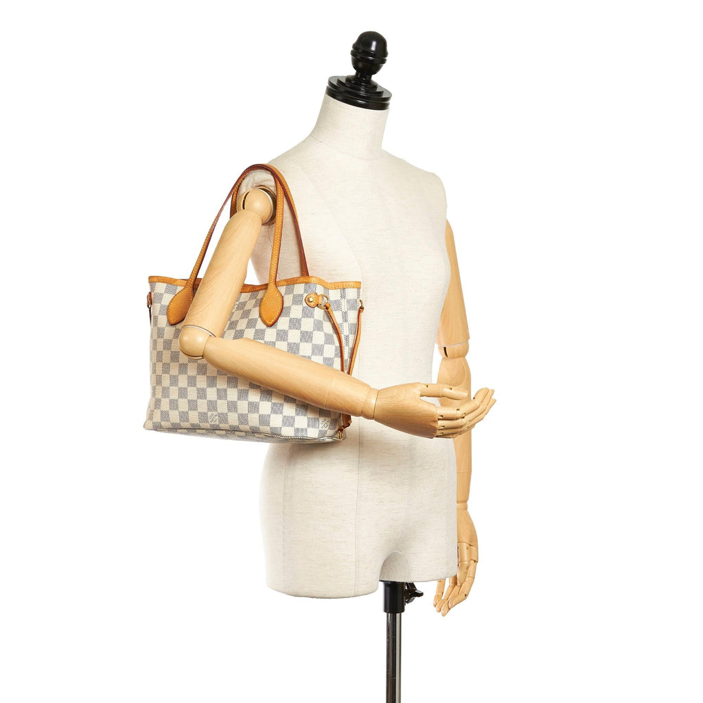 Louis Vuitton Damier Azur Neverfull PM (SHG-35142)