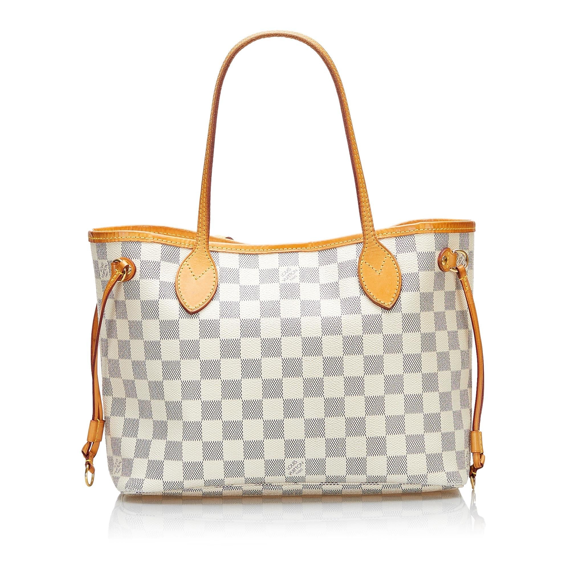 Louis Vuitton Damier Azur Neverfull PM (SHG-36374)