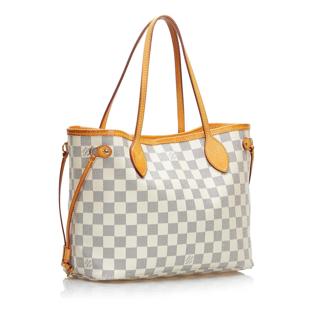 Louis Vuitton Damier Azur Neverfull PM (SHG-36374)