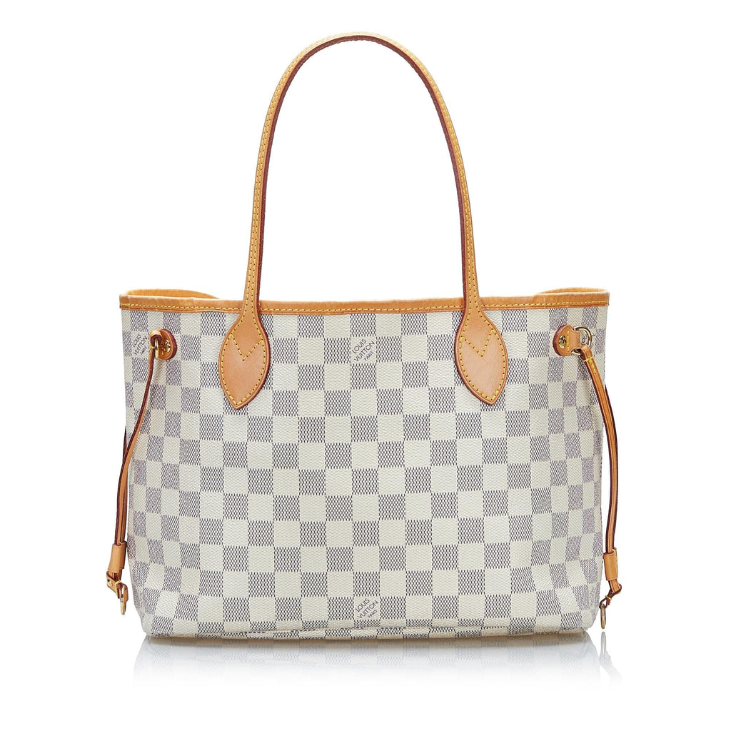Louis Vuitton Damier Azur Neverfull PM (SHG-JIqSid)