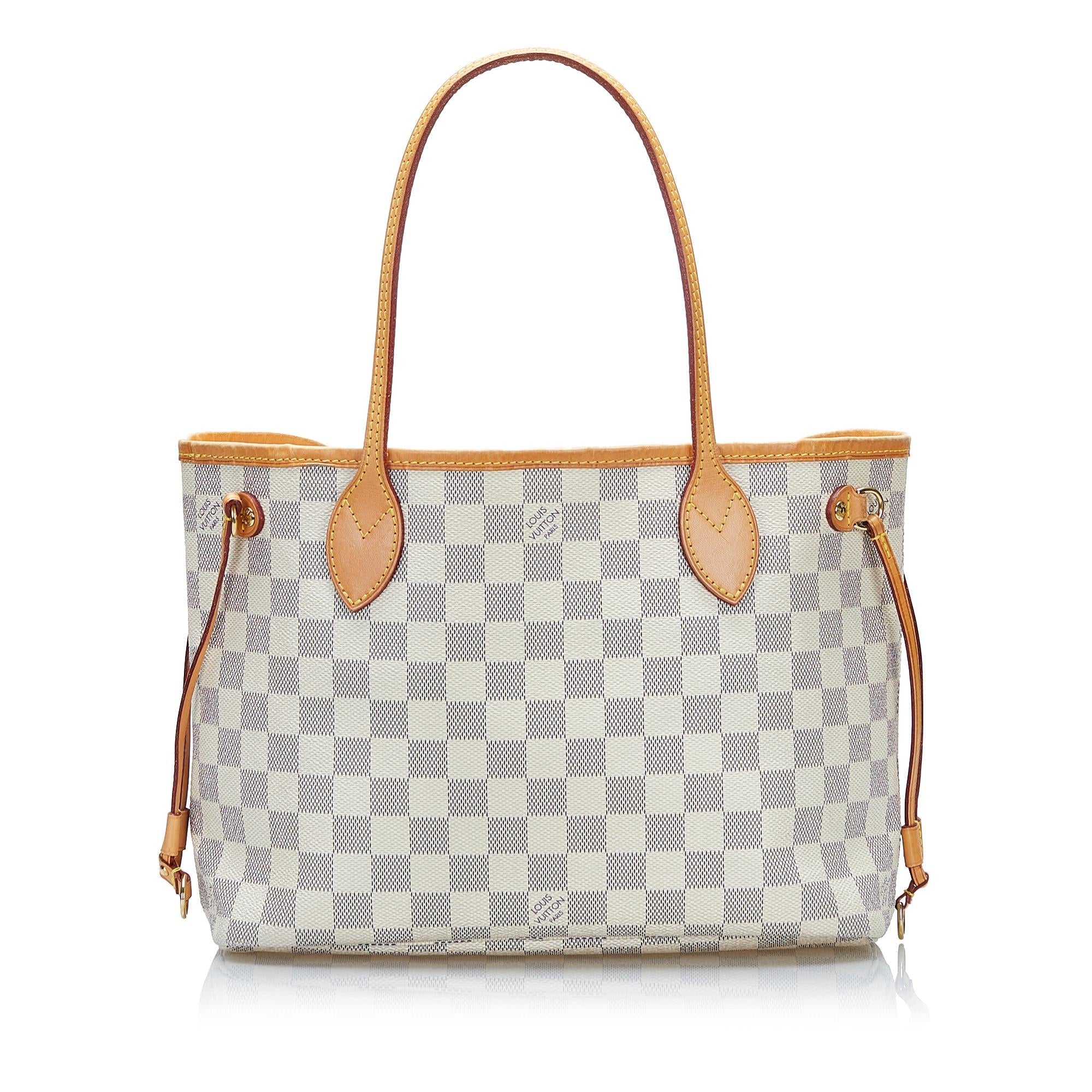 Louis Vuitton Damier Azur Neverfull PM (SHG-JIqSid)