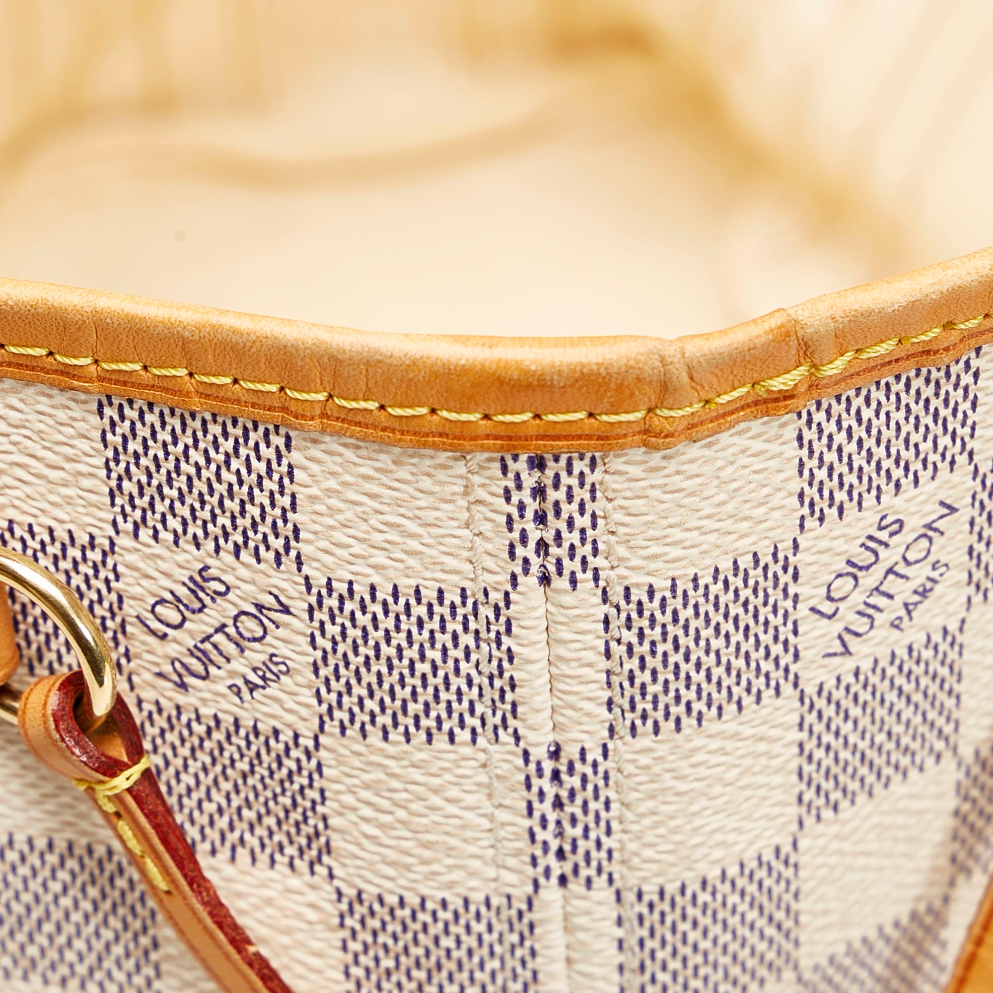Louis Vuitton Damier Azur Neverfull PM (SHG-JIqSid)
