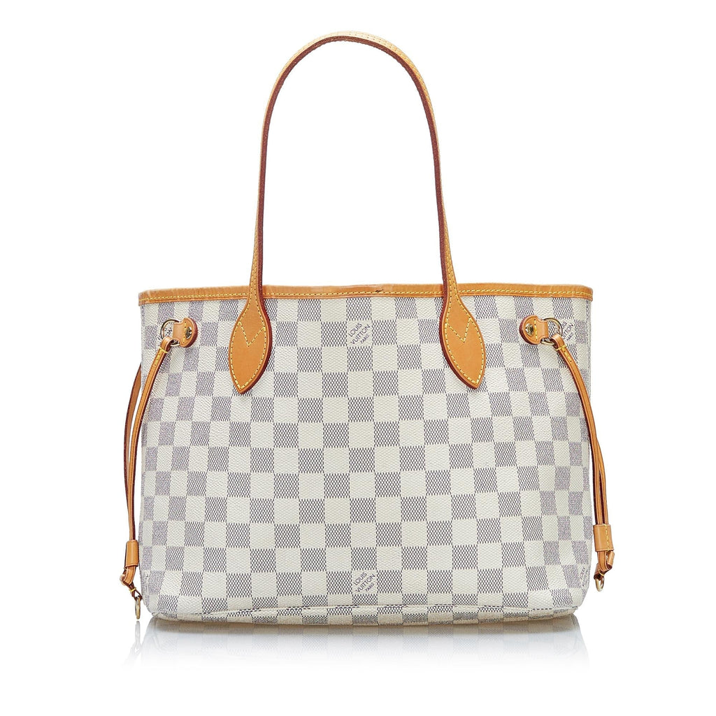 Louis Vuitton Damier Azur Neverfull PM (SHG-JIqSid)