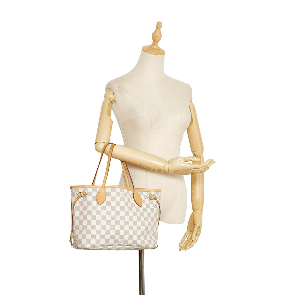 Louis Vuitton Damier Azur Neverfull PM (SHG-nguNO8)
