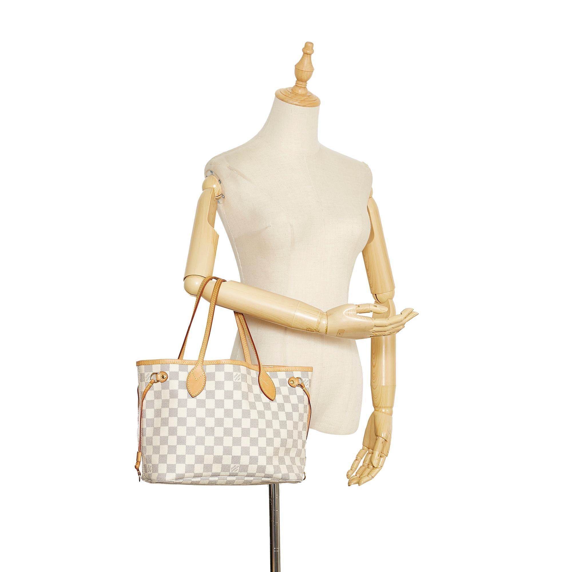 Louis Vuitton Damier Azur Neverfull PM (SHG-nguNO8)