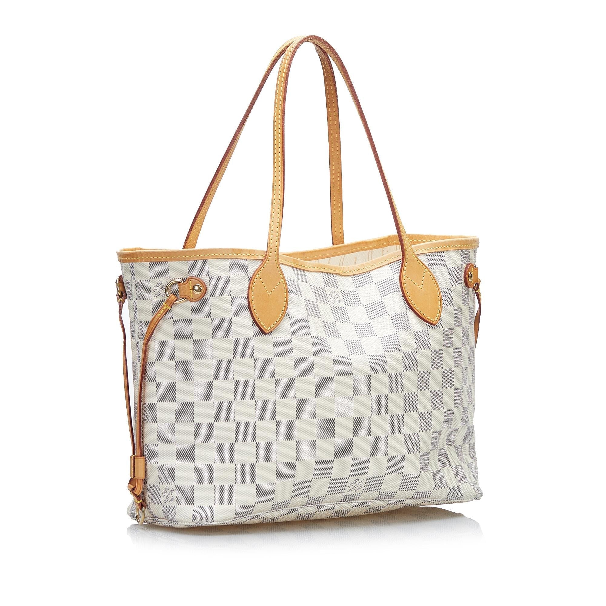 Louis Vuitton Damier Azur Neverfull PM (SHG-nguNO8)