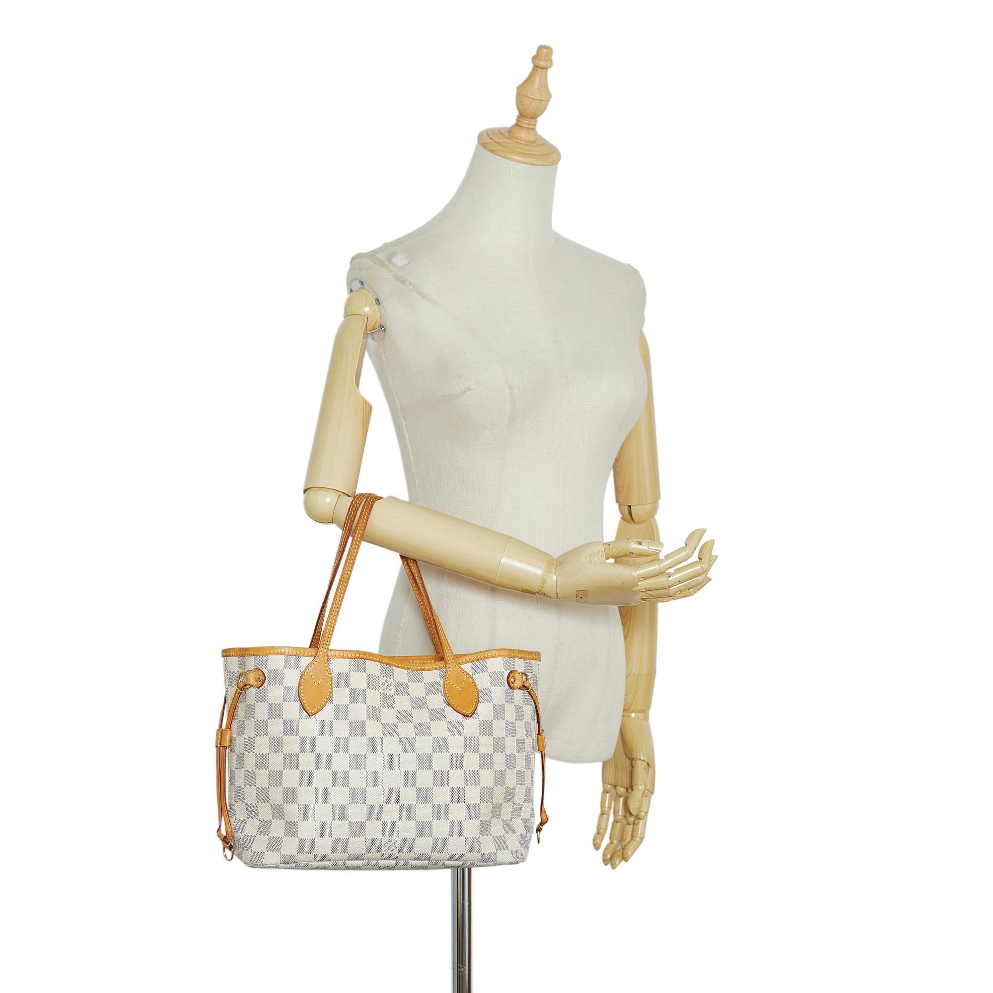 Louis Vuitton Damier Azur Neverfull PM (SHG-jAxlBE)