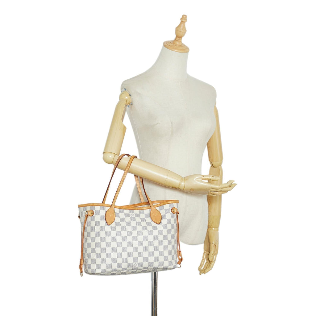 Louis Vuitton Damier Azur Neverfull PM (SHG-mNXtuK)