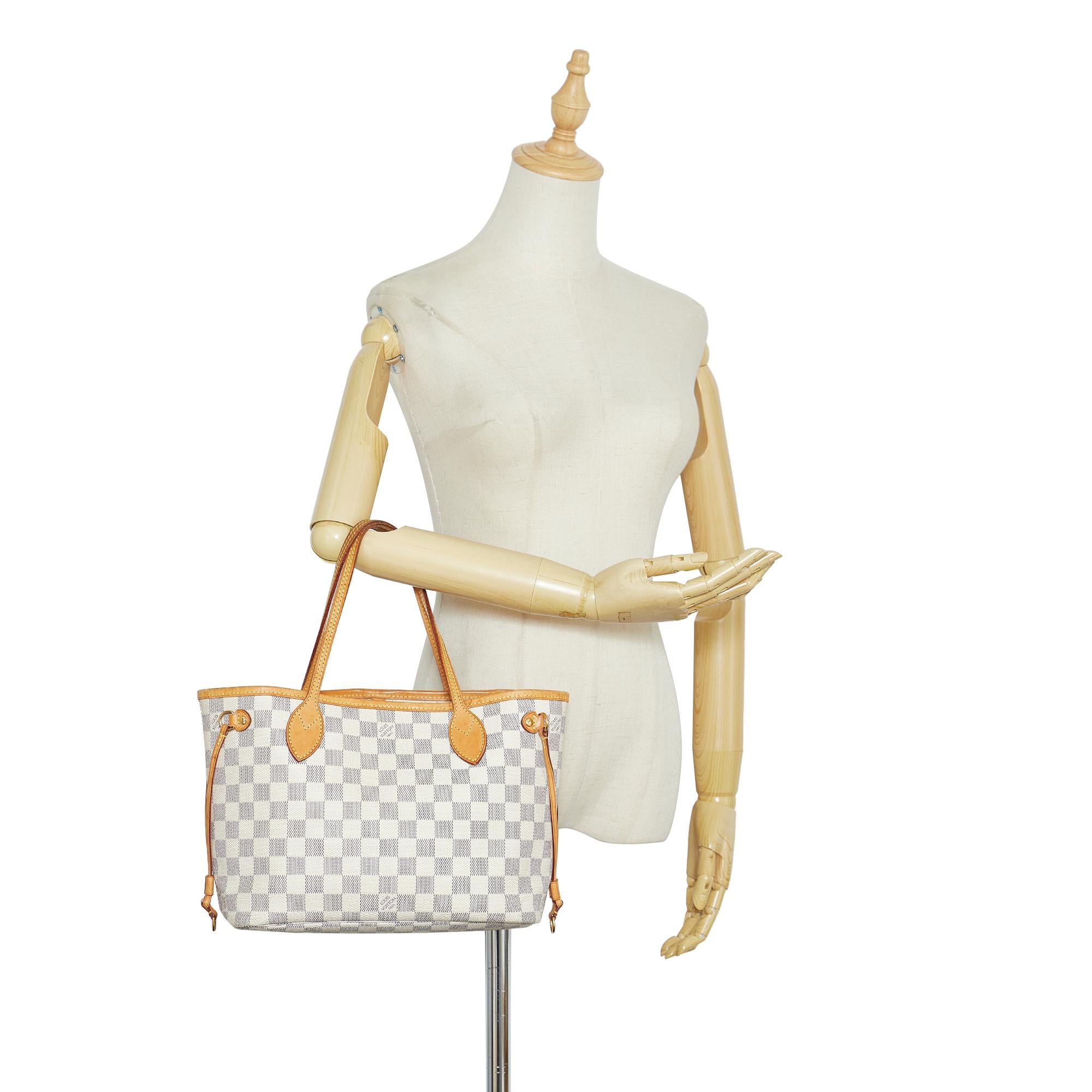 Louis Vuitton Damier Azur Neverfull PM (SHG-yKFV7A)