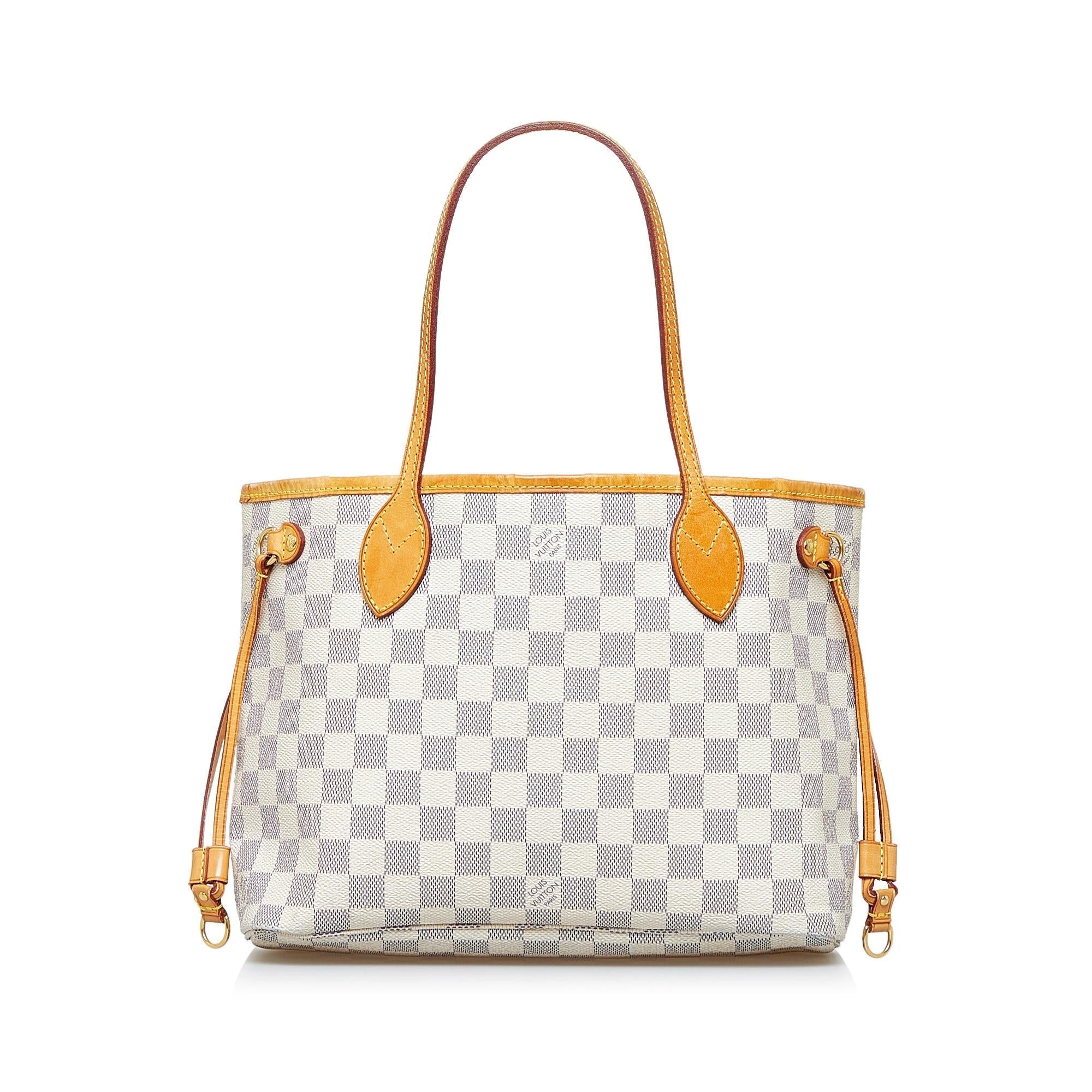 Louis Vuitton Damier Azur Neverfull PM (SHG-kql8An)