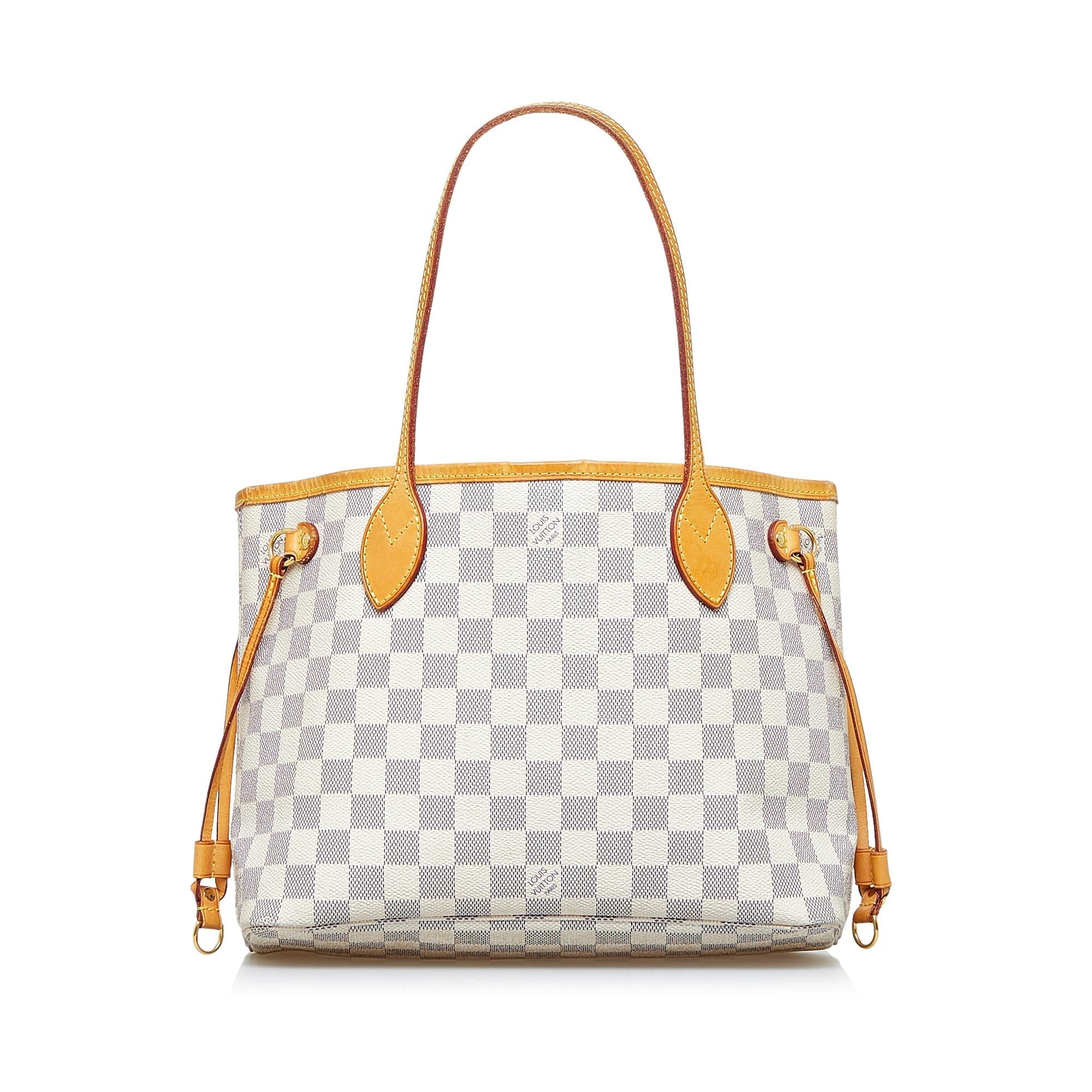 Louis Vuitton Damier Azur Neverfull PM (SHG-kql8An)