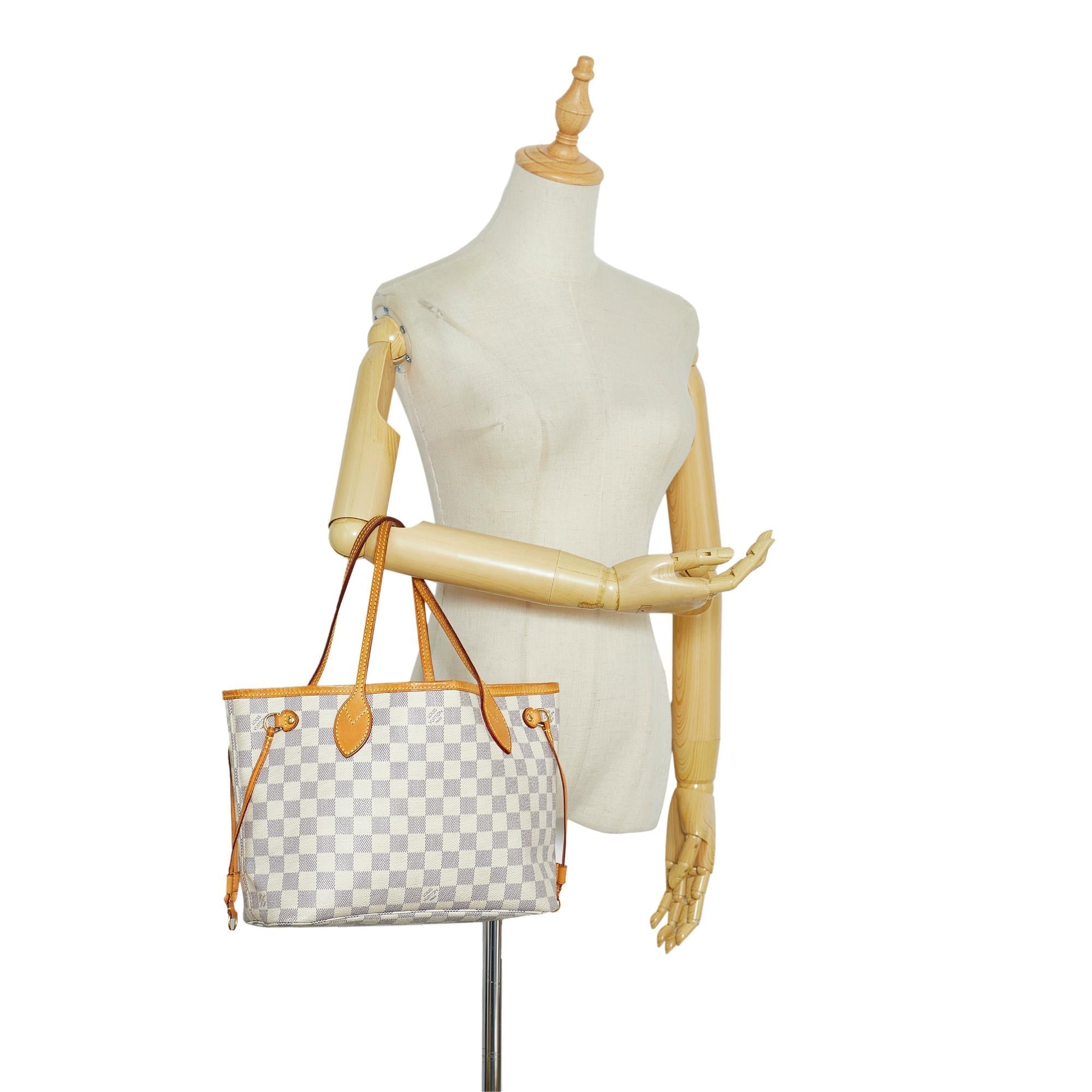 Louis Vuitton Damier Azur Neverfull PM (SHG-kql8An)
