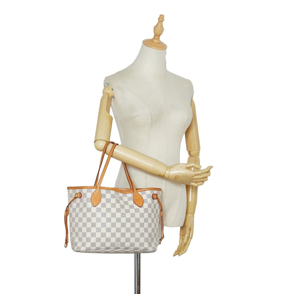 Louis Vuitton Damier Azur Neverfull PM (SHG-jr7GIy)