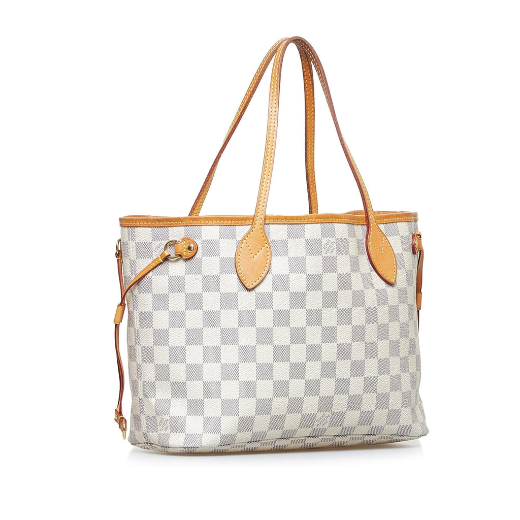 Louis Vuitton Damier Azur Neverfull PM (SHG-jr7GIy)