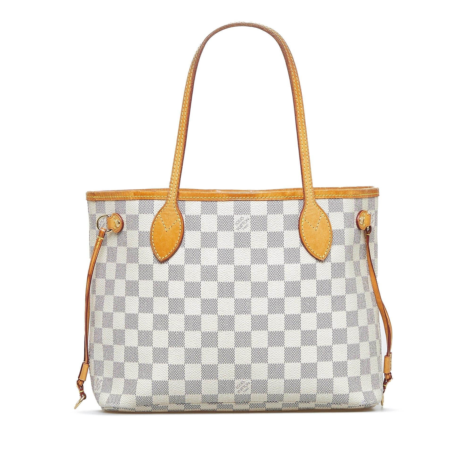 Louis Vuitton Damier Azur Neverfull PM (SHG-BCabsP)