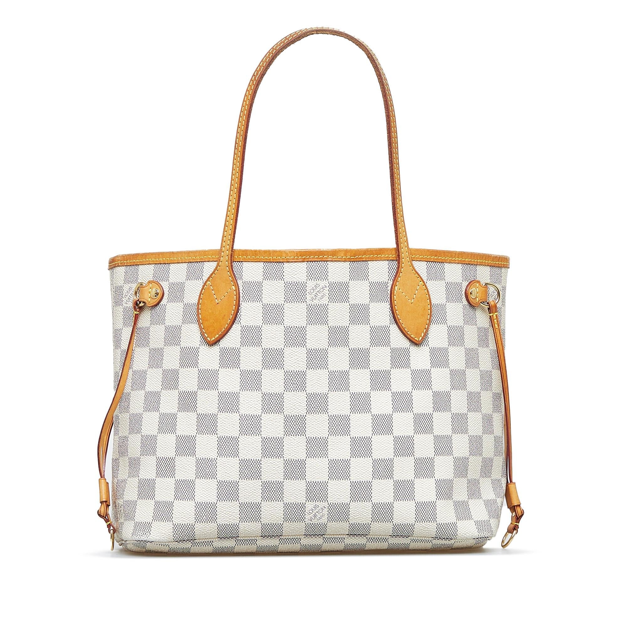 Louis Vuitton Damier Azur Neverfull PM (SHG-BCabsP)