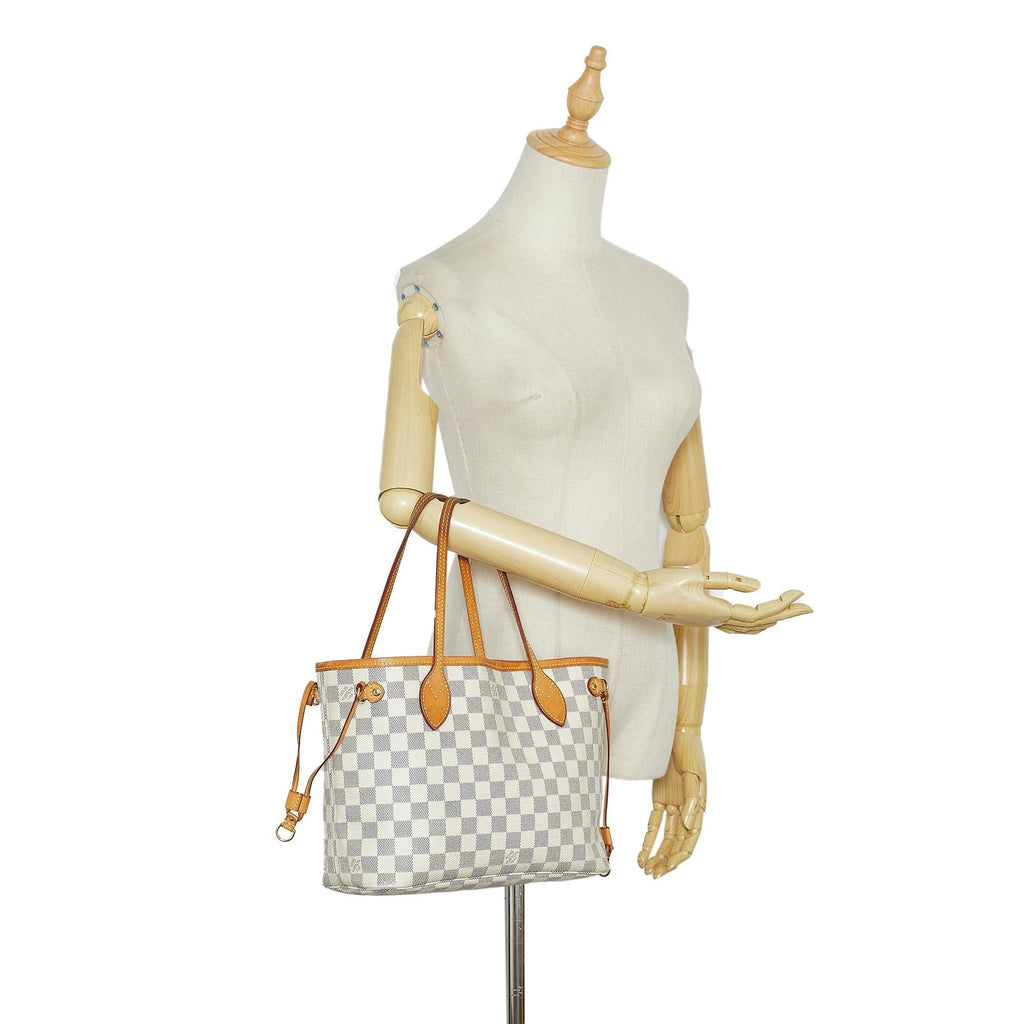 Louis Vuitton Damier Azur Neverfull PM (SHG-BCabsP)