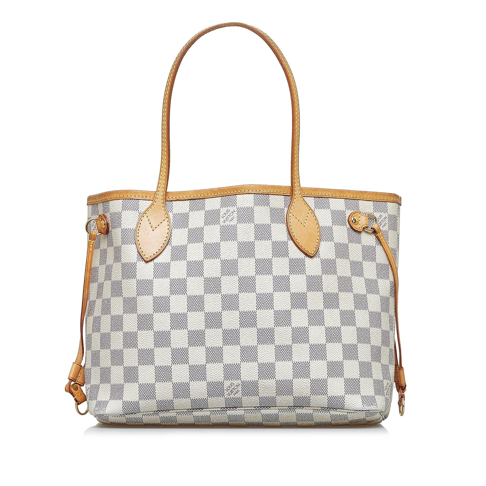 Louis Vuitton Damier Azur Neverfull PM (SHG-VgsEBF)