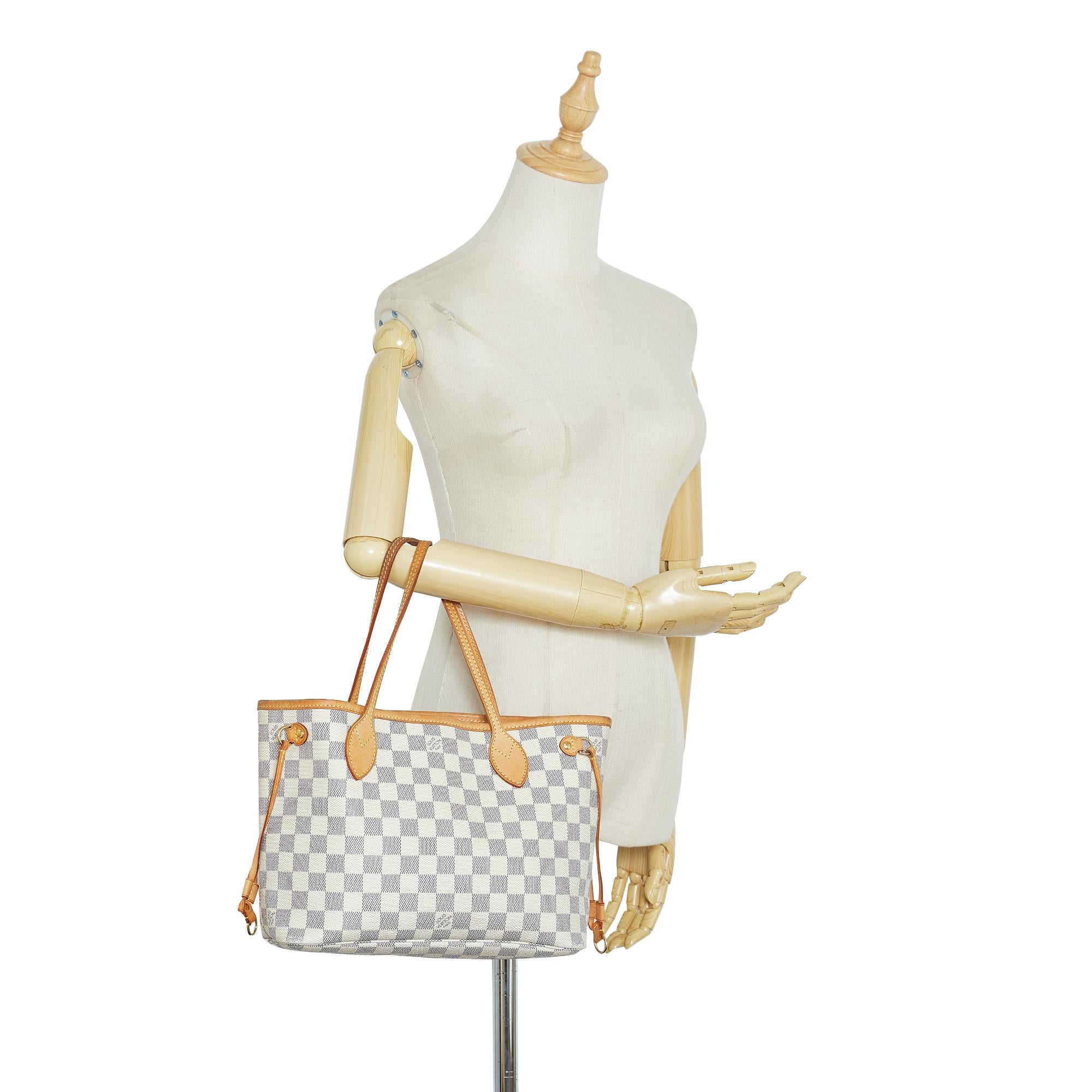 Louis Vuitton Damier Azur Neverfull PM (SHG-VgsEBF)