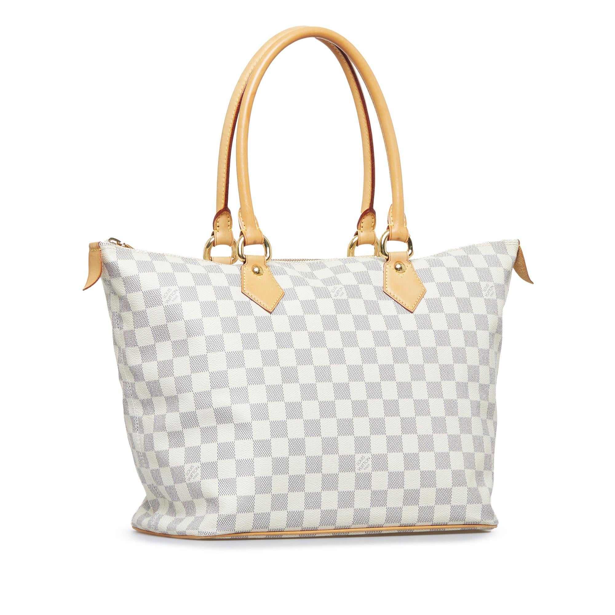 Louis Vuitton Damier Azur Saleya MM (SHG-PAB9zV)
