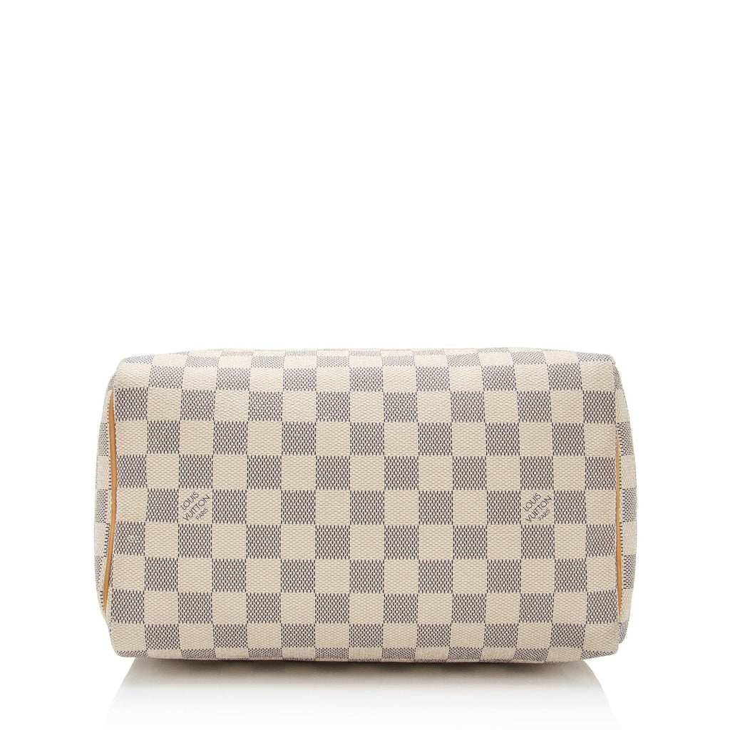 Louis Vuitton Damier Azur Speedy 25 Satchel (SHF-DkbmcQ)
