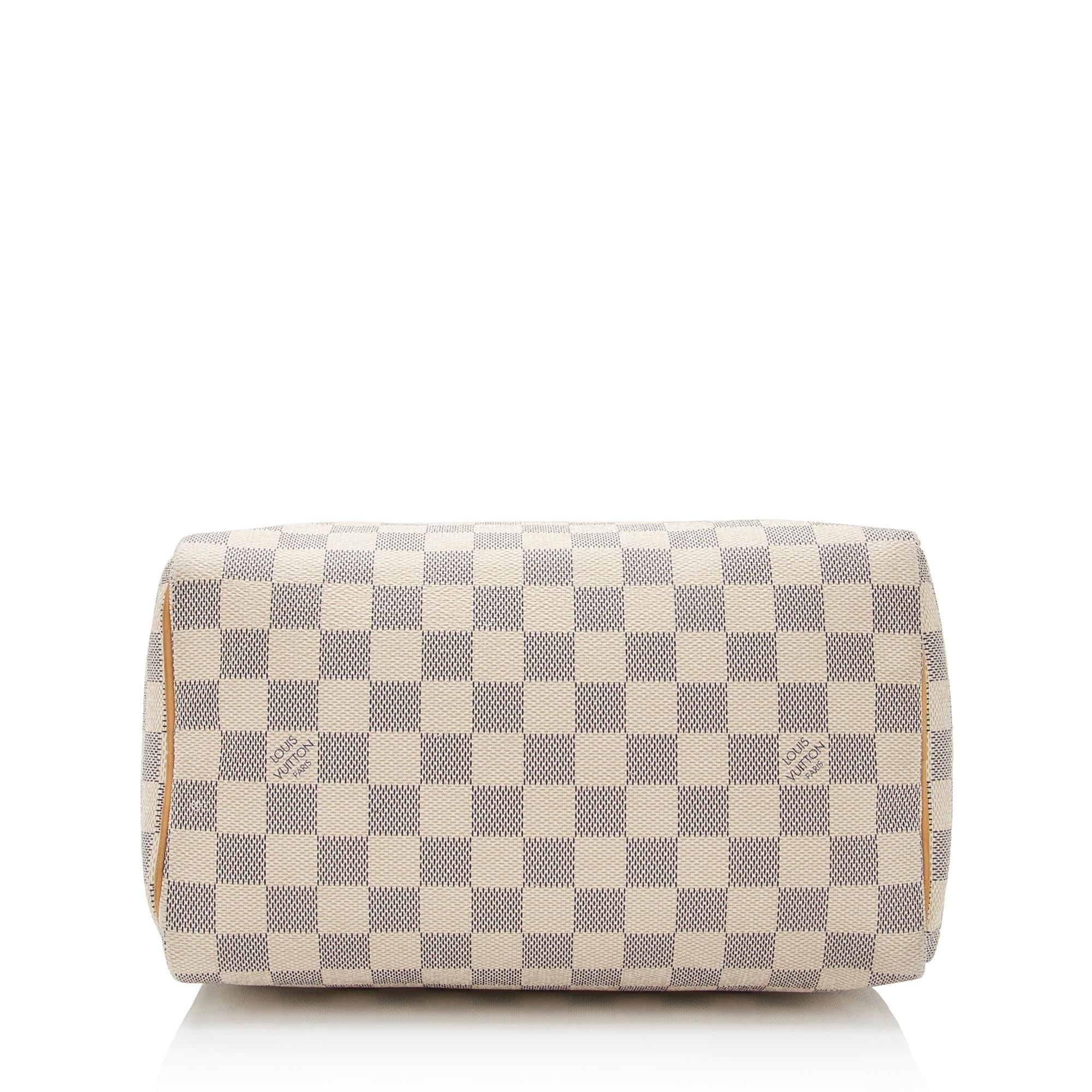 Louis Vuitton Damier Azur Speedy 25 Satchel (SHF-DkbmcQ)