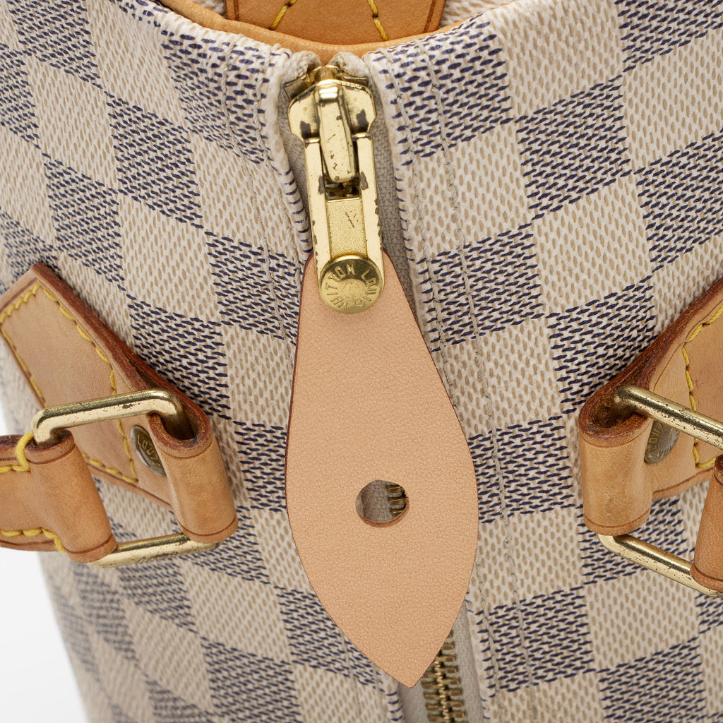 Louis Vuitton Damier Azur Speedy 25 Satchel (SHF-DkbmcQ)