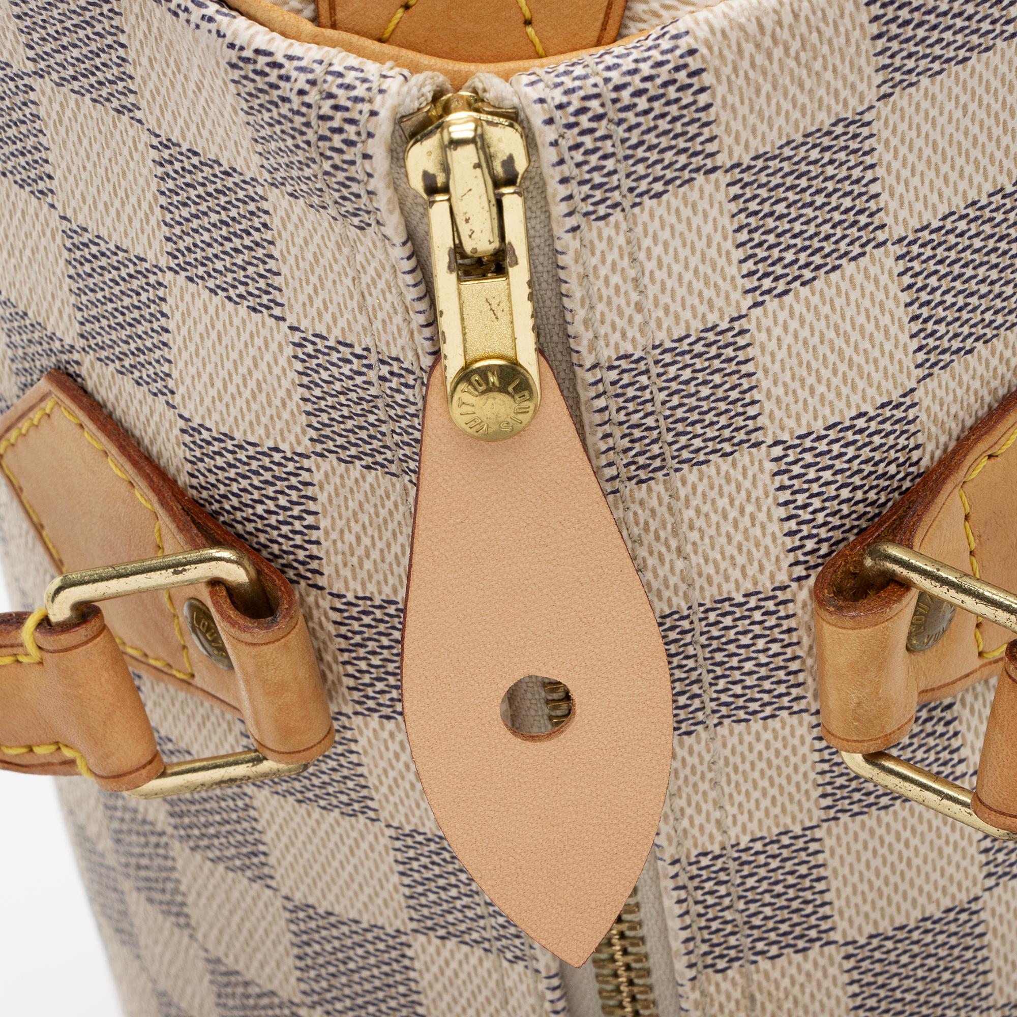 Louis Vuitton Damier Azur Speedy 25 Satchel (SHF-DkbmcQ)