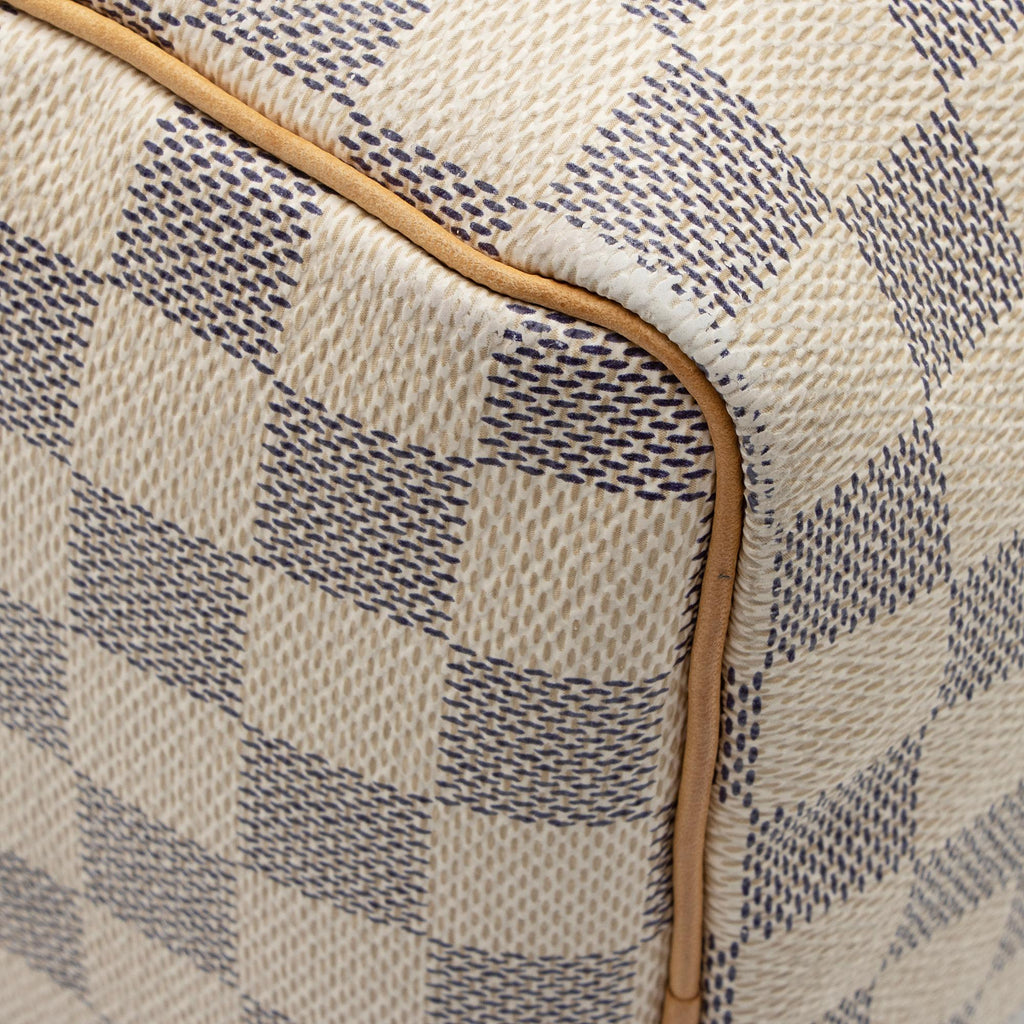 Louis Vuitton Damier Azur Speedy 25 Satchel (SHF-DkbmcQ)