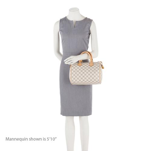 Louis Vuitton Damier Azur Speedy 25 Satchel (SHF-DkbmcQ)