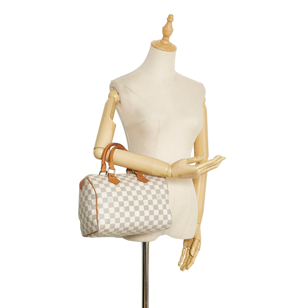 Louis Vuitton Damier Azur Speedy 25 (SHG-JppebM)