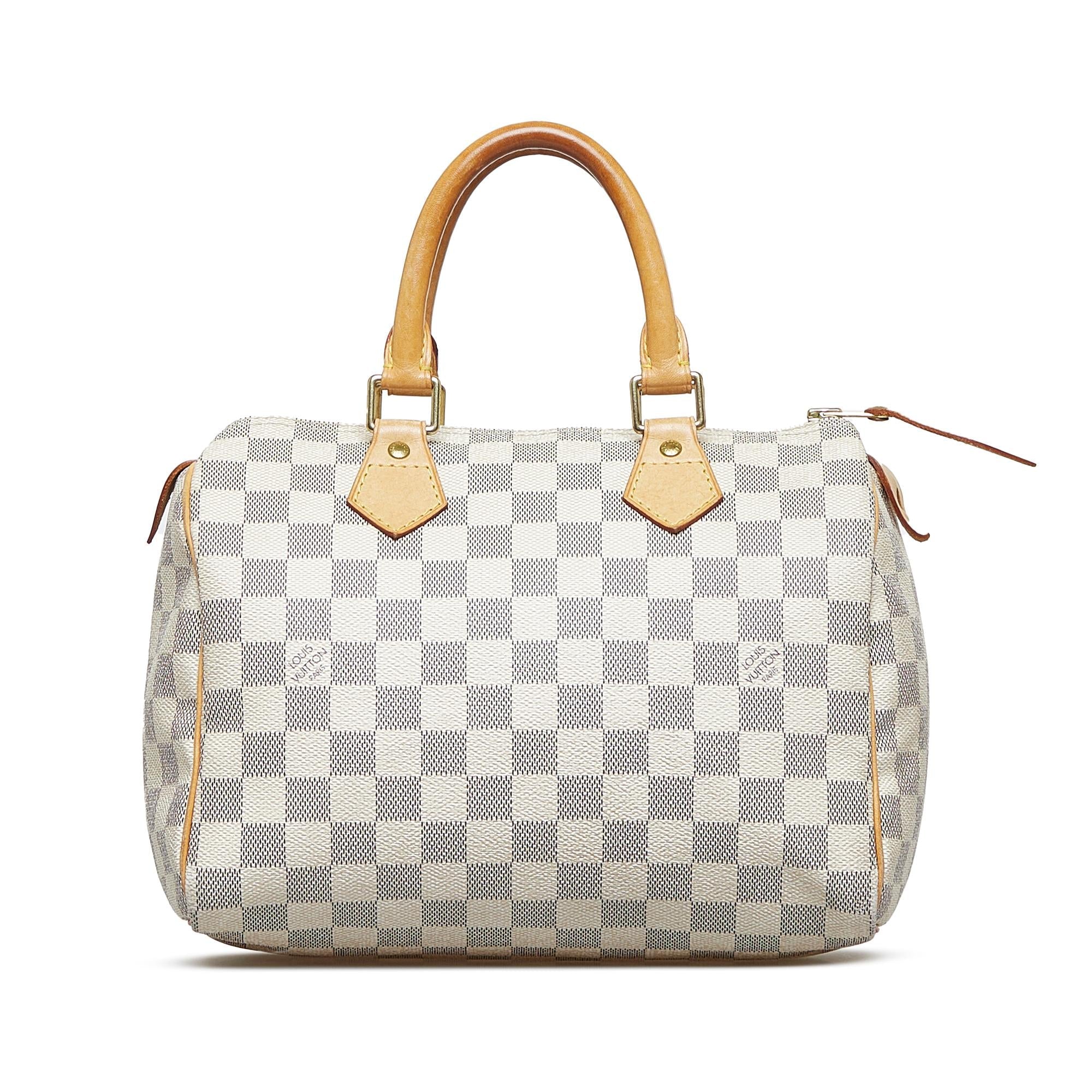 Louis Vuitton Damier Azur Speedy 25 (SHG-wxwMBL)
