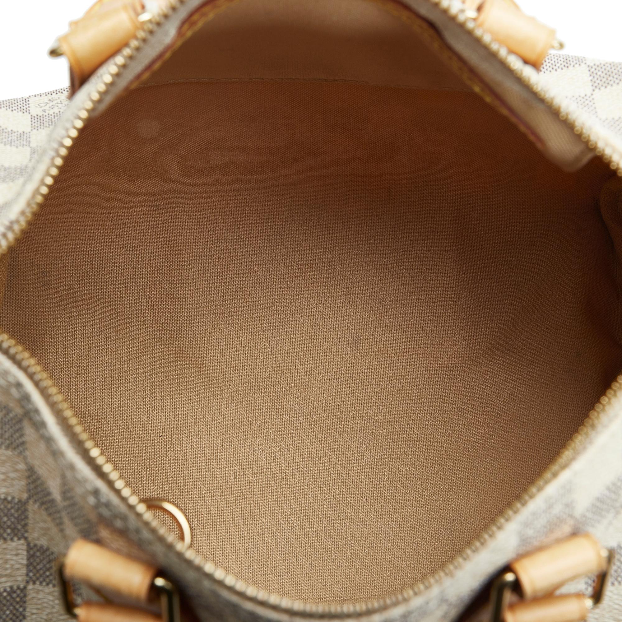 Louis Vuitton Damier Azur Speedy 25 (SHG-wxwMBL)