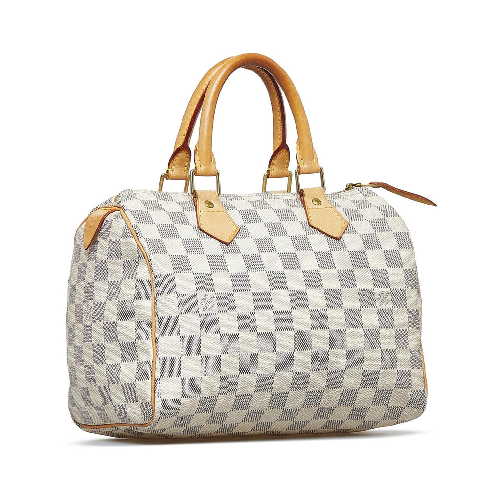 Louis Vuitton Damier Azur Speedy 25 (SHG-wxwMBL)