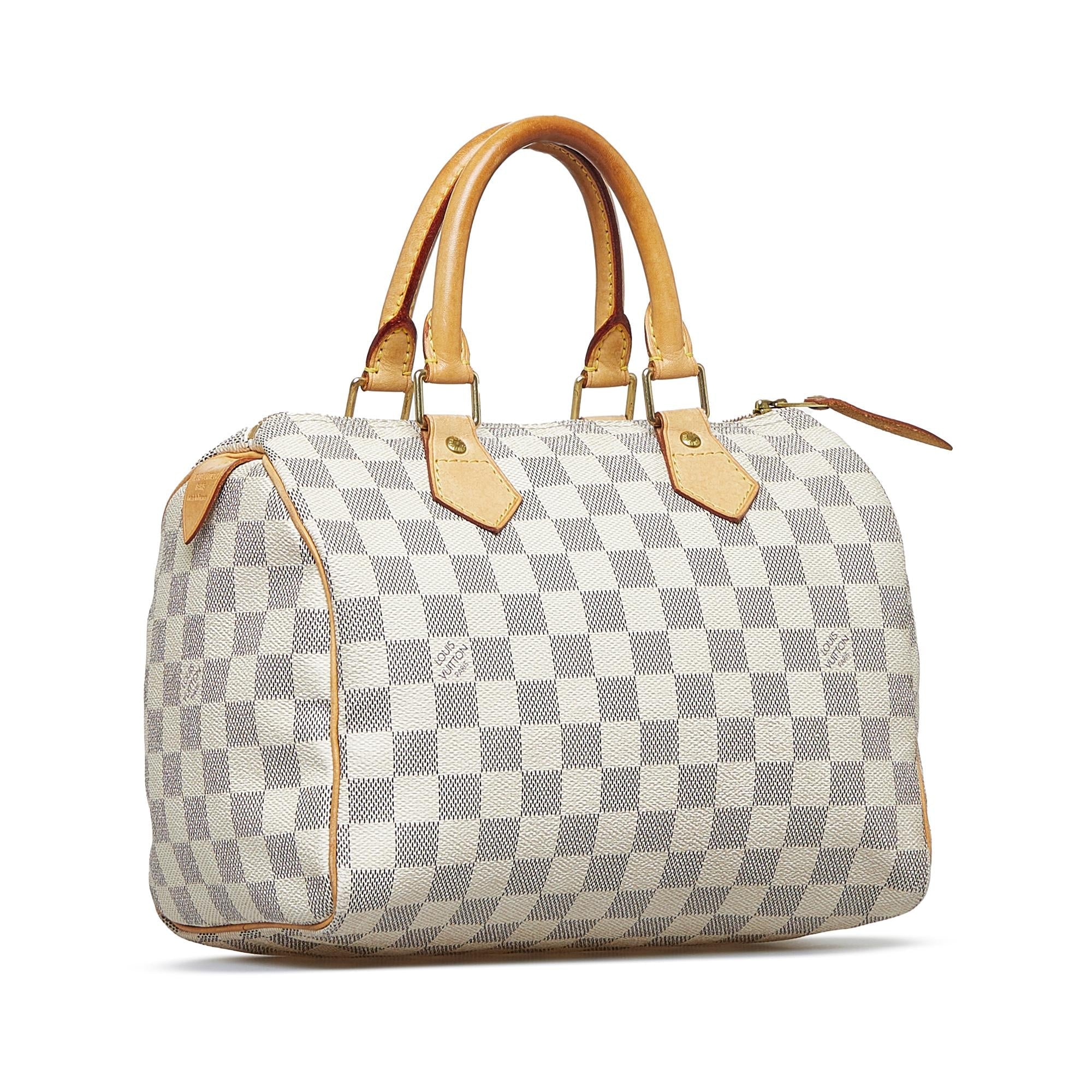 Louis Vuitton Damier Azur Speedy 25 (SHG-wxwMBL)