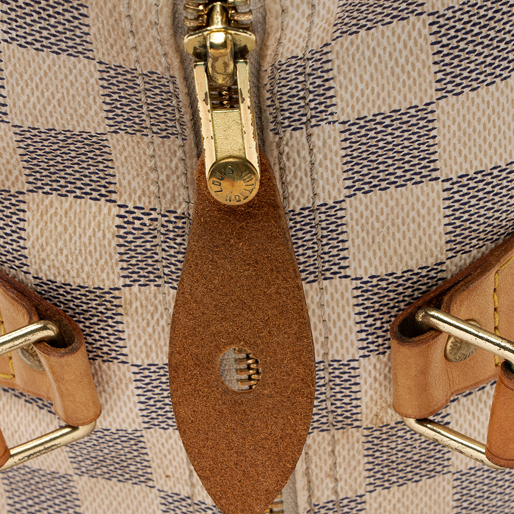 Louis Vuitton Damier Azur Speedy 30 Satchel - FINAL SALE (SHF-20474)