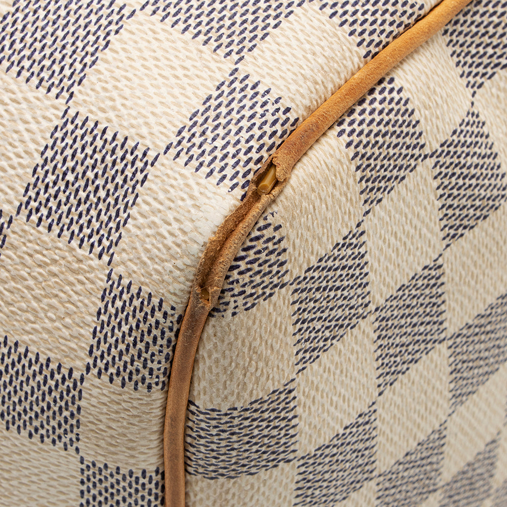 Louis Vuitton Damier Azur Speedy 30 Satchel - FINAL SALE (SHF-20474)
