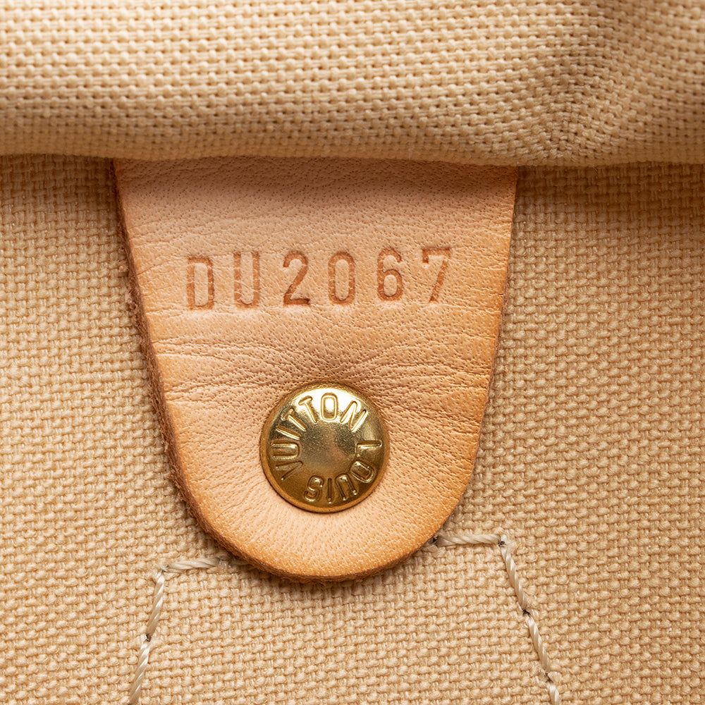 Louis Vuitton Damier Azur Speedy 30 Satchel (SHF-15538)