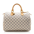 Louis Vuitton Damier Azur Speedy 30 Satchel (SHF-15538)
