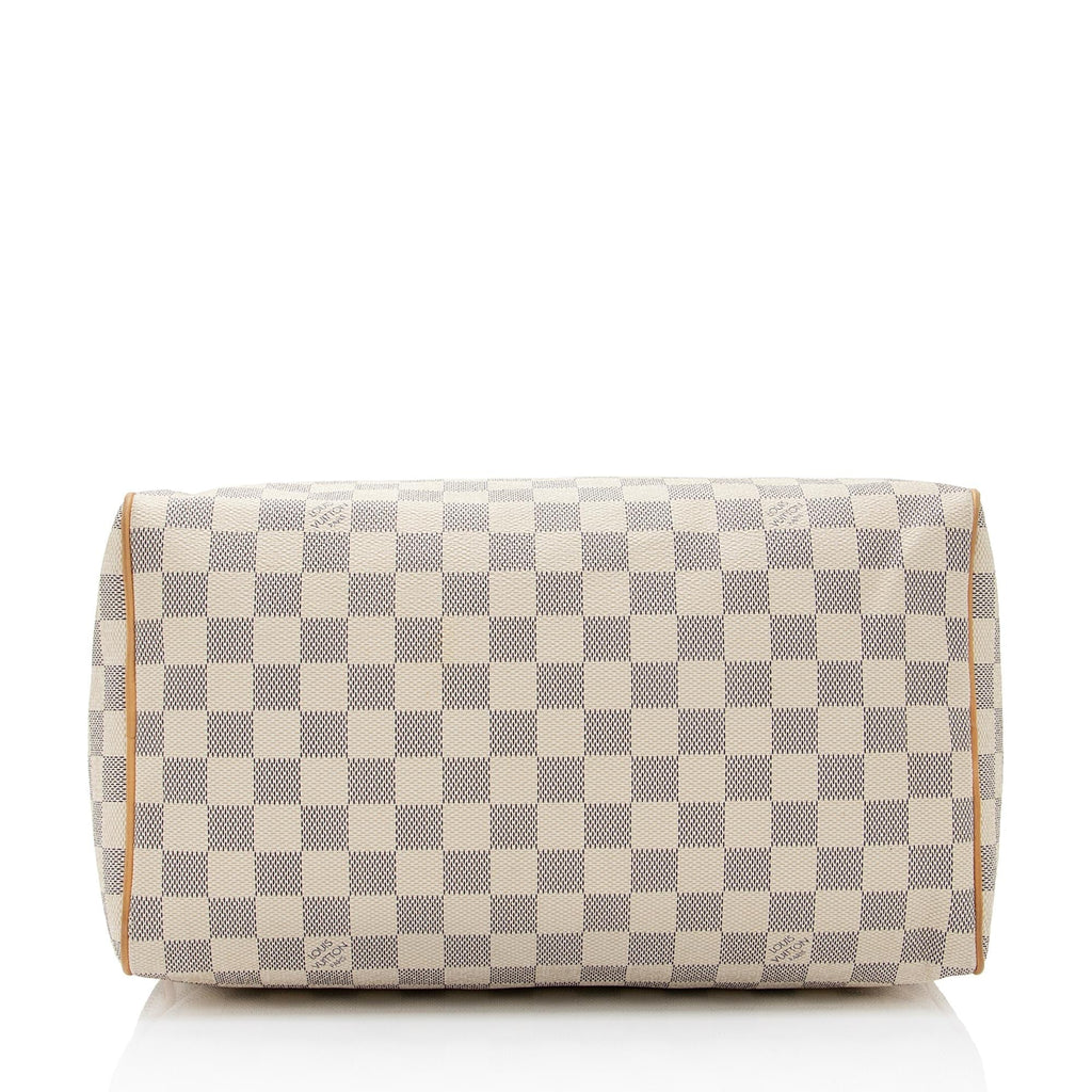 Louis Vuitton Damier Azur Speedy 30 Satchel (SHF-9hFguI)