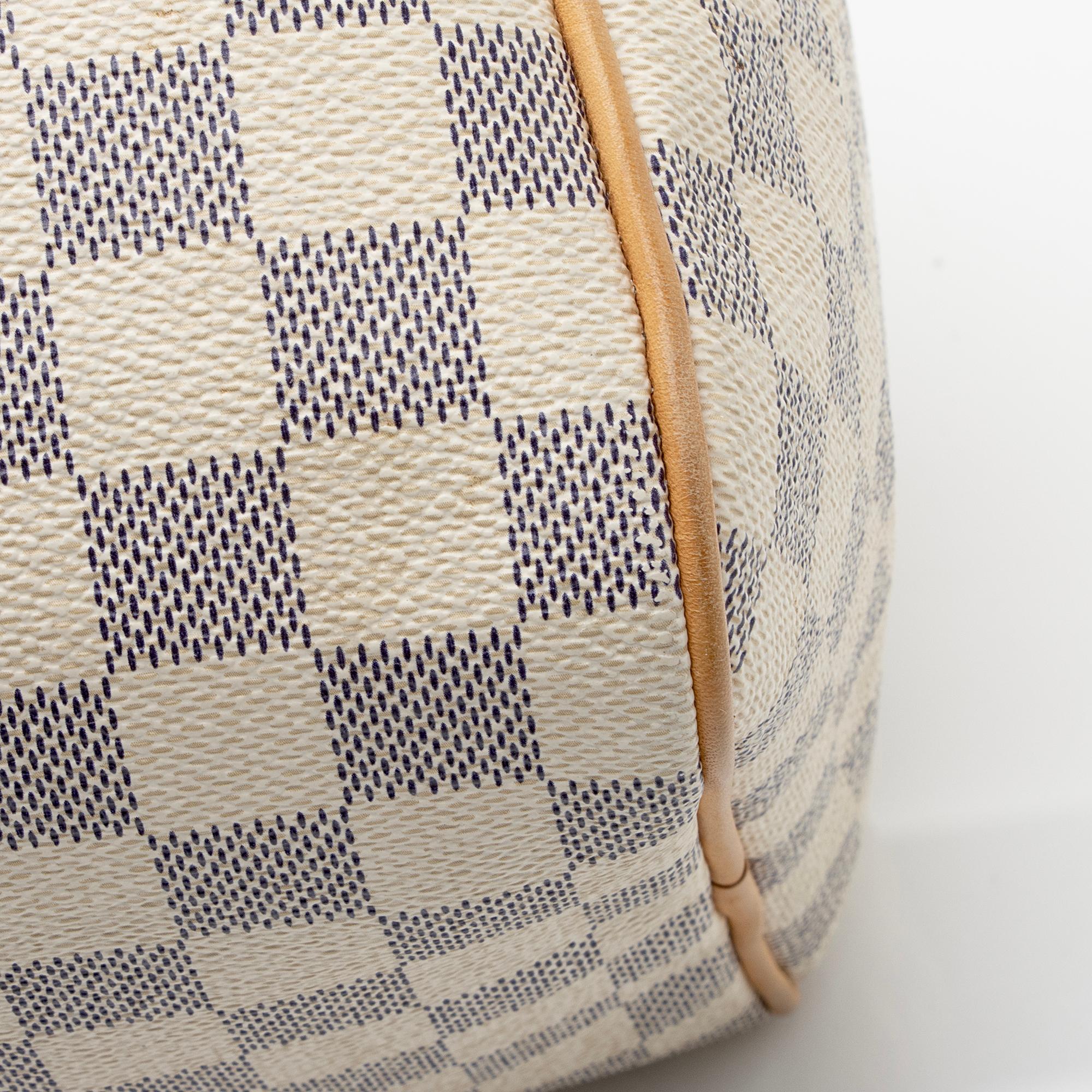 Louis Vuitton Damier Azur Speedy 30 Satchel (SHF-9hFguI)