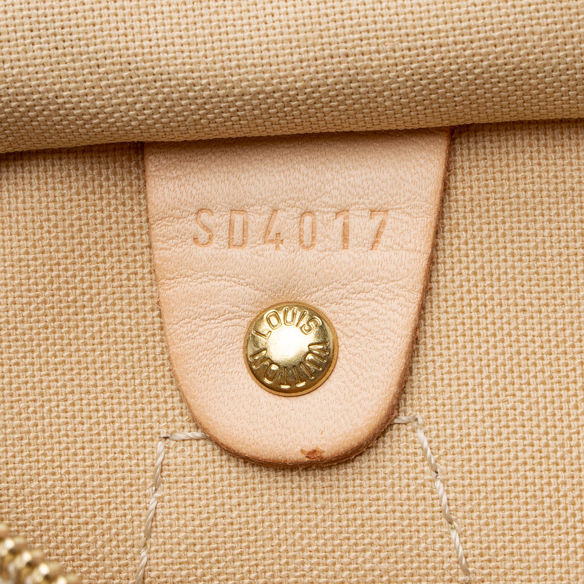 Louis Vuitton Damier Azur Speedy 30 Satchel (SHF-9hFguI)