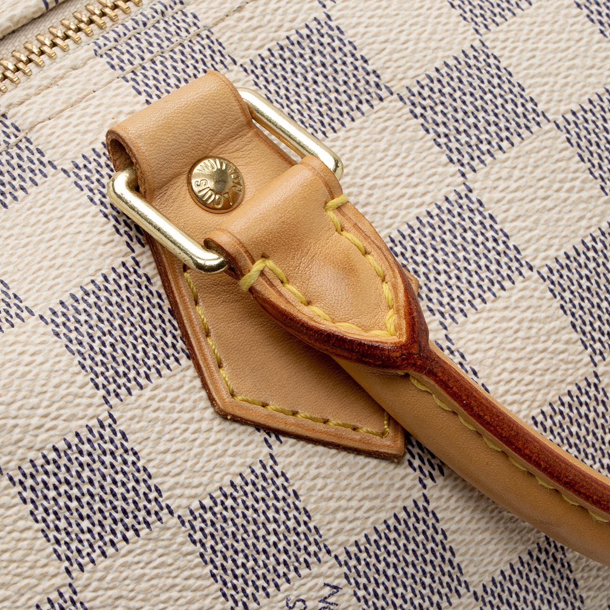 Louis Vuitton Damier Azur Speedy 30 Satchel (SHF-9hFguI)